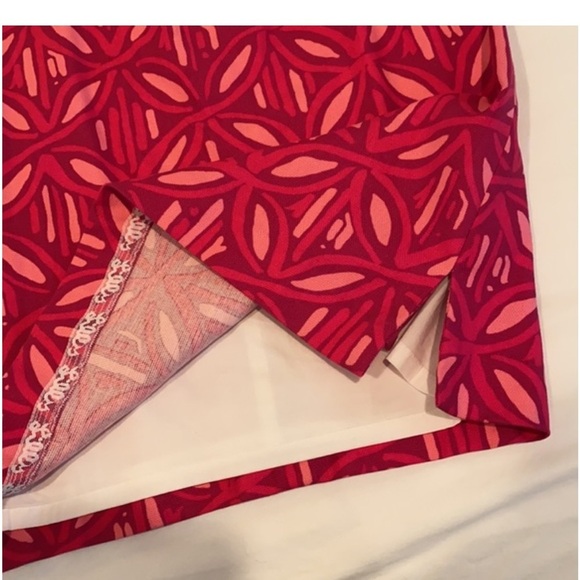 Lilly Pulitzer Stephanie Pink Geometric shift Dress size 8 - Picture 4 of 5